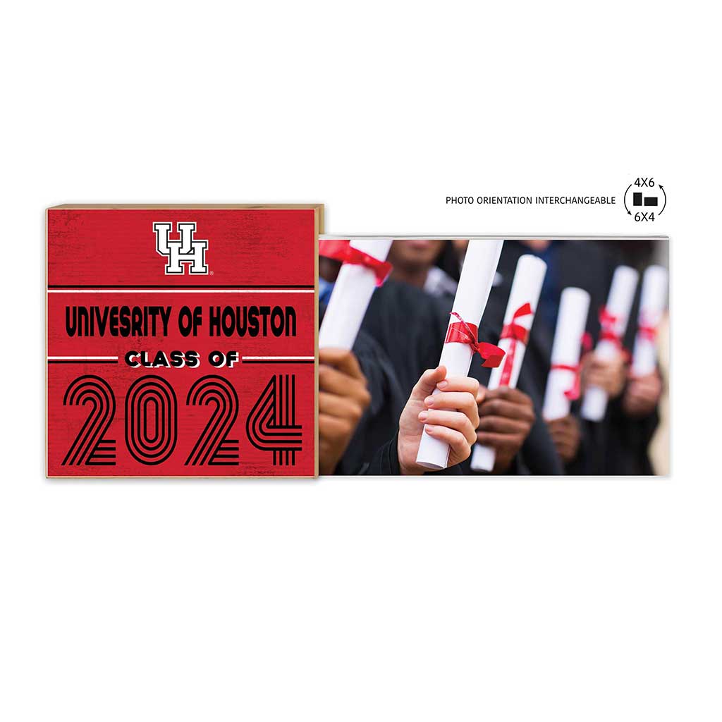 Floating Picture Frame Class of Grad Houston Cougars