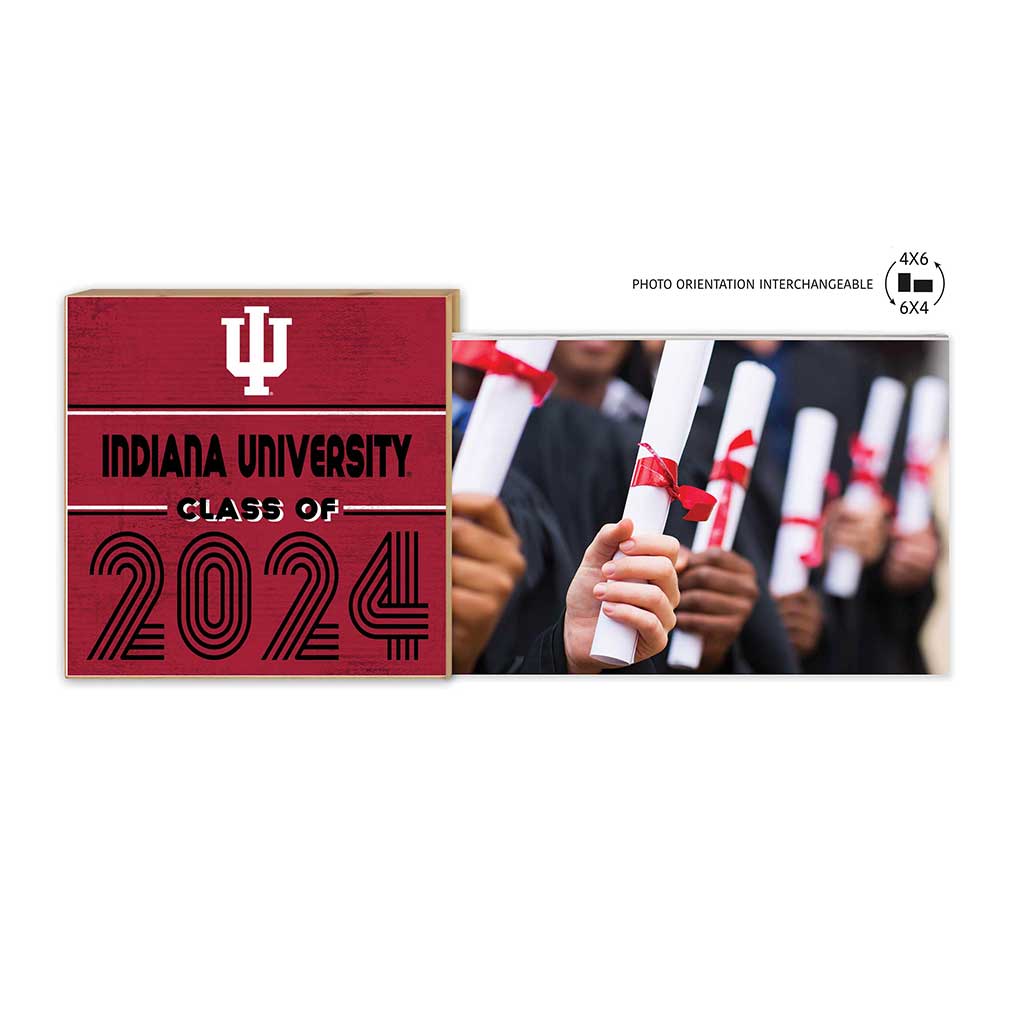 Floating Picture Frame Class of Grad Indiana Hoosiers