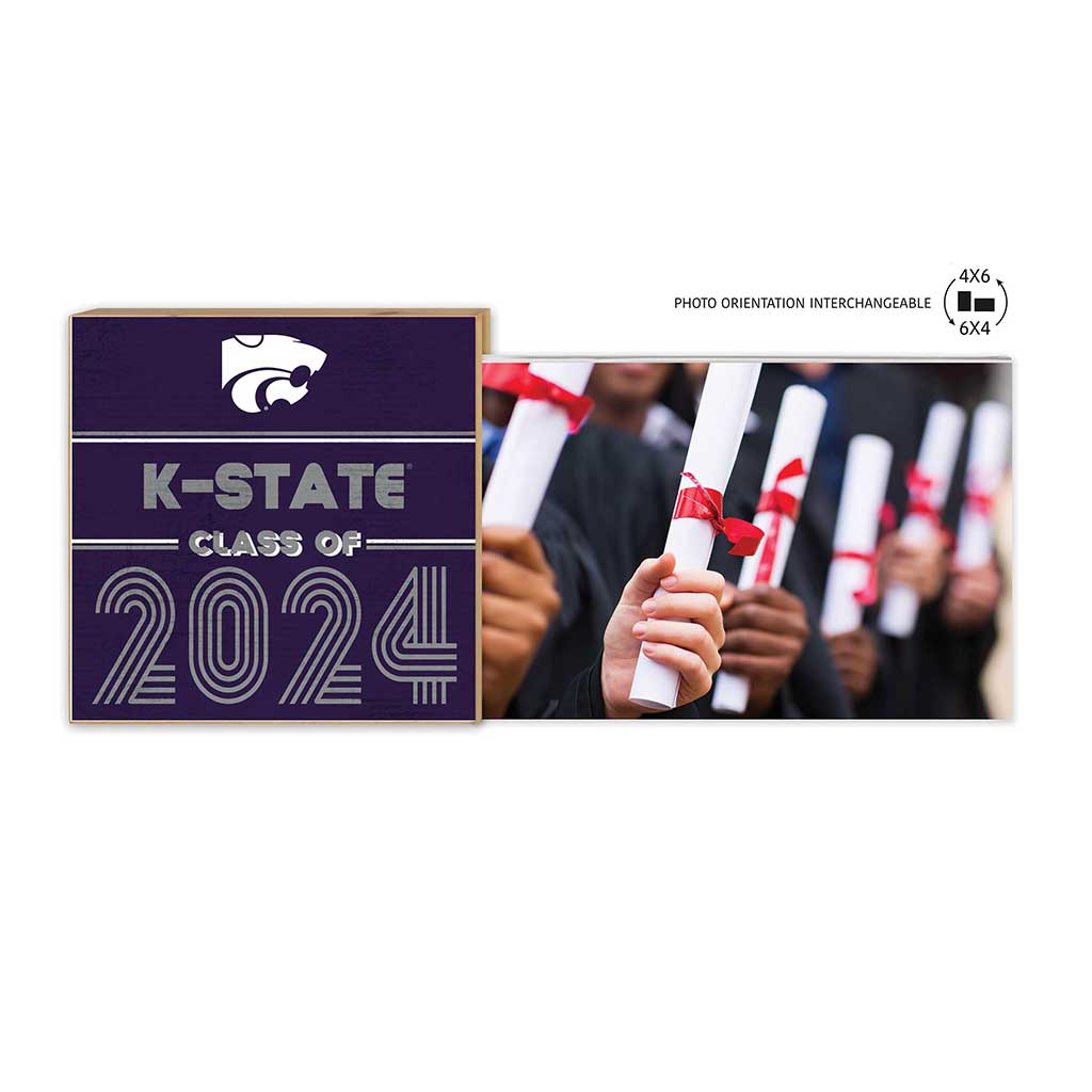 Floating Picture Frame Class of Grad Kansas State Wildcats