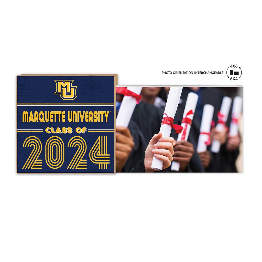 Floating Picture Frame Class of Grad Marquette Golden Eagles