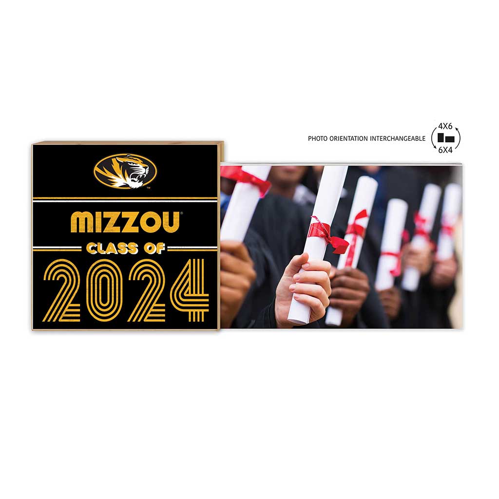 Floating Picture Frame Class of Grad Missouri Tigers