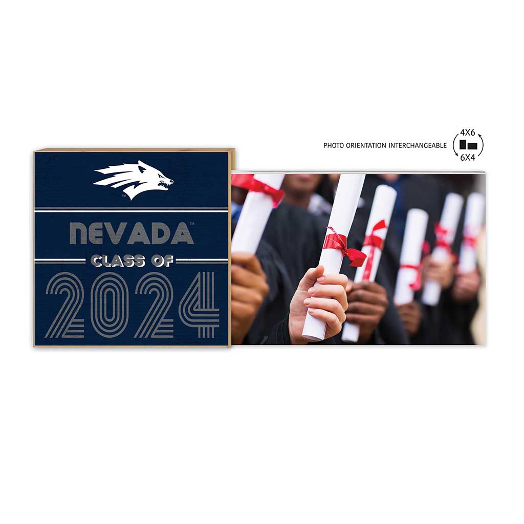 Floating Picture Frame Class of Grad Nevada Wolf Pack