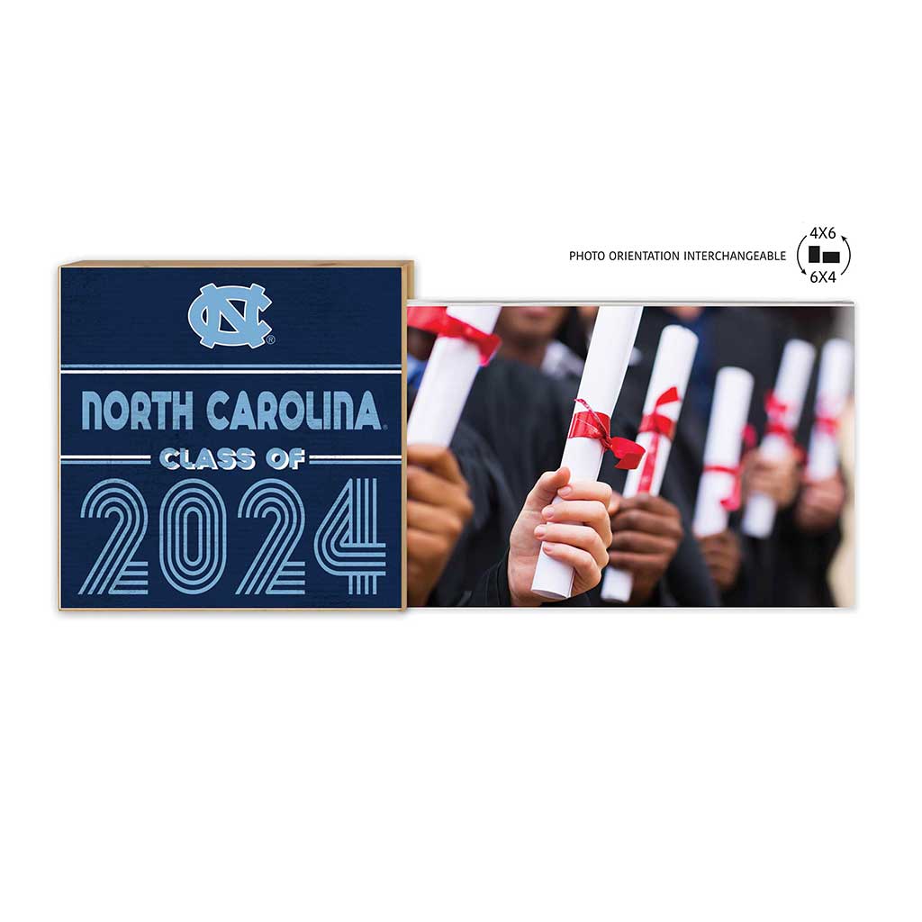Floating Picture Frame Class of Grad North Carolina Chapel Hill Tar Heels