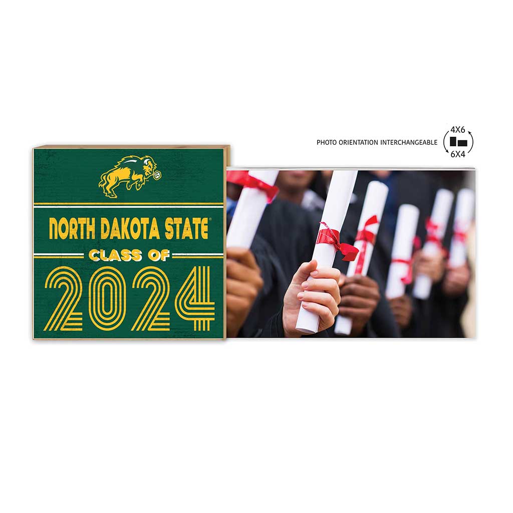 Floating Picture Frame Class of Grad North Dakota State Bison