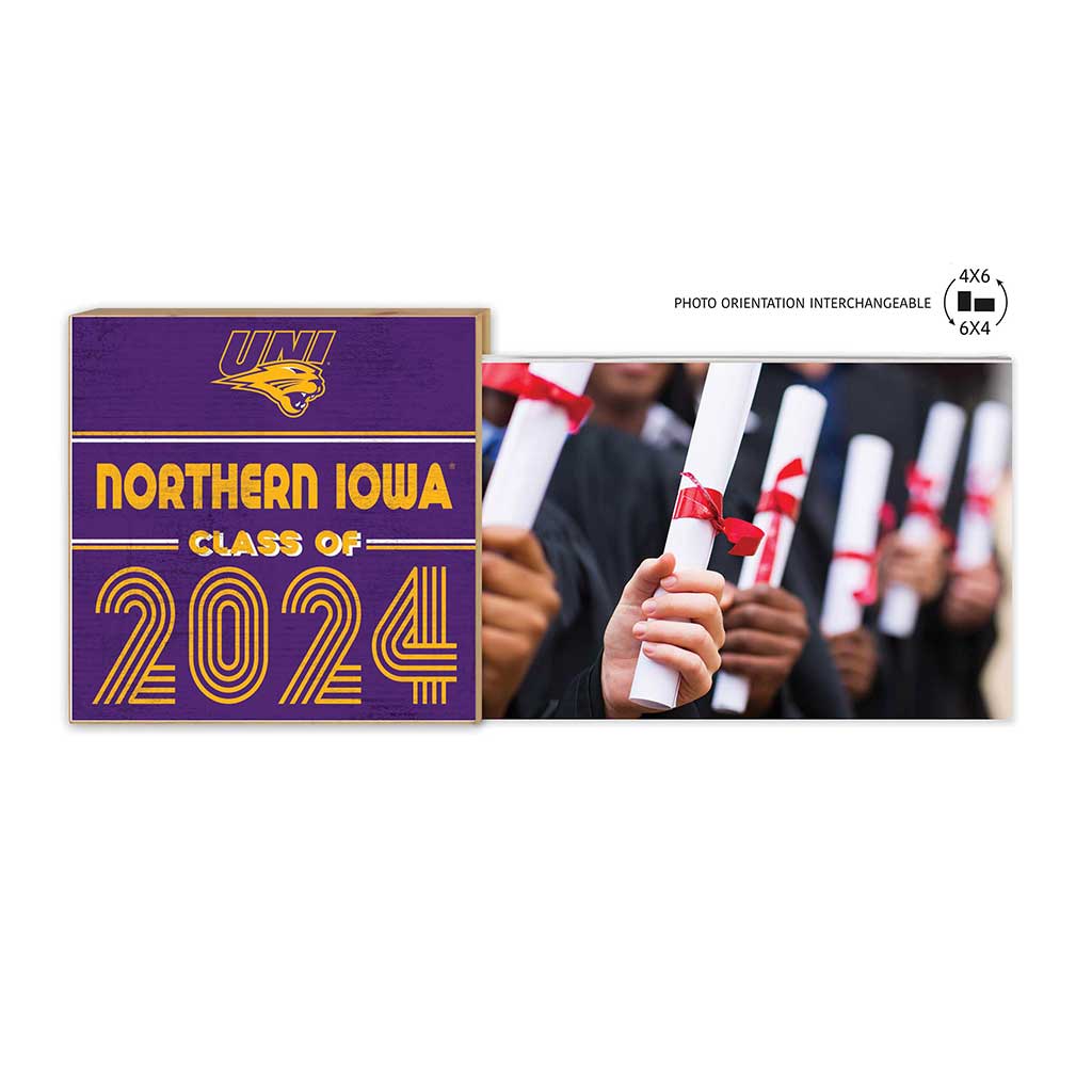 Floating Picture Frame Class of Grad Northern Iowa Panthers