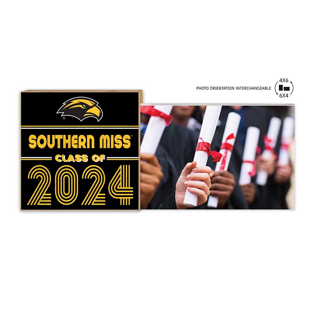 Floating Picture Frame Class of Grad Southern Mississippi Golden Eagles