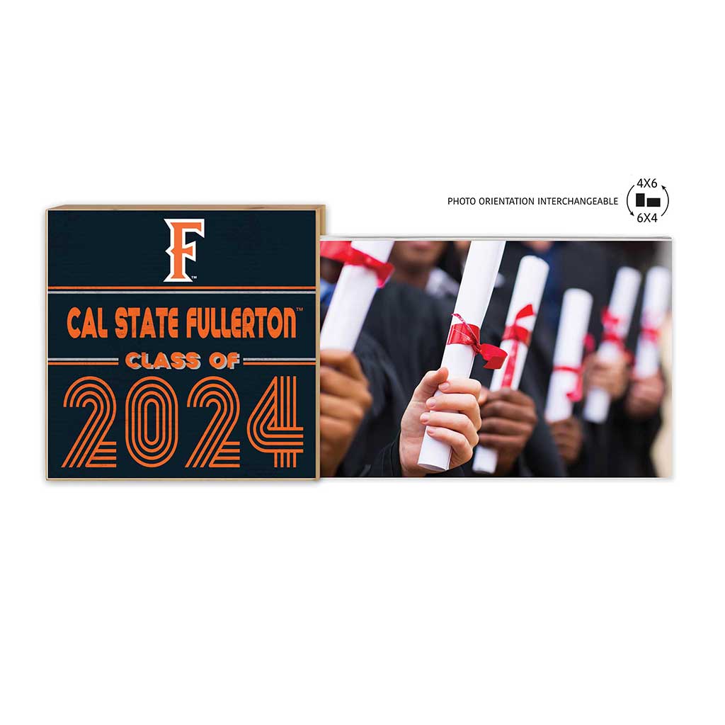 Floating Picture Frame Class of Grad Cal State Fullerton Titans