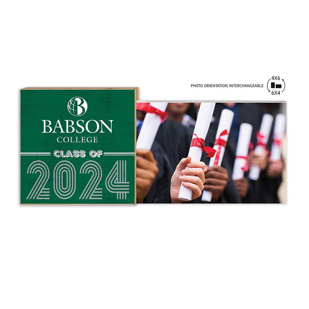 Floating Picture Frame Class of Grad Babson College Beavers