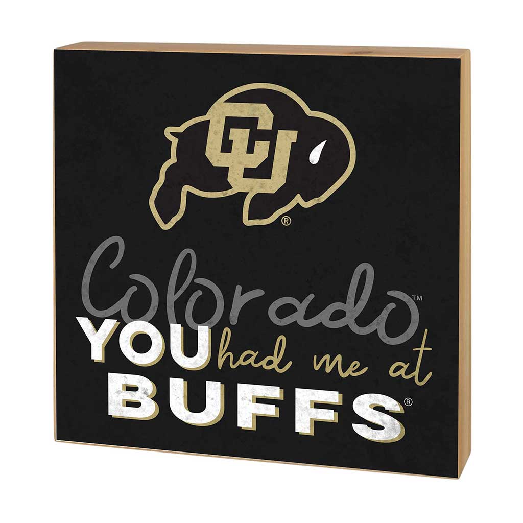 5x5 Block You Had Me at Colorado (Boulder) Buffaloes