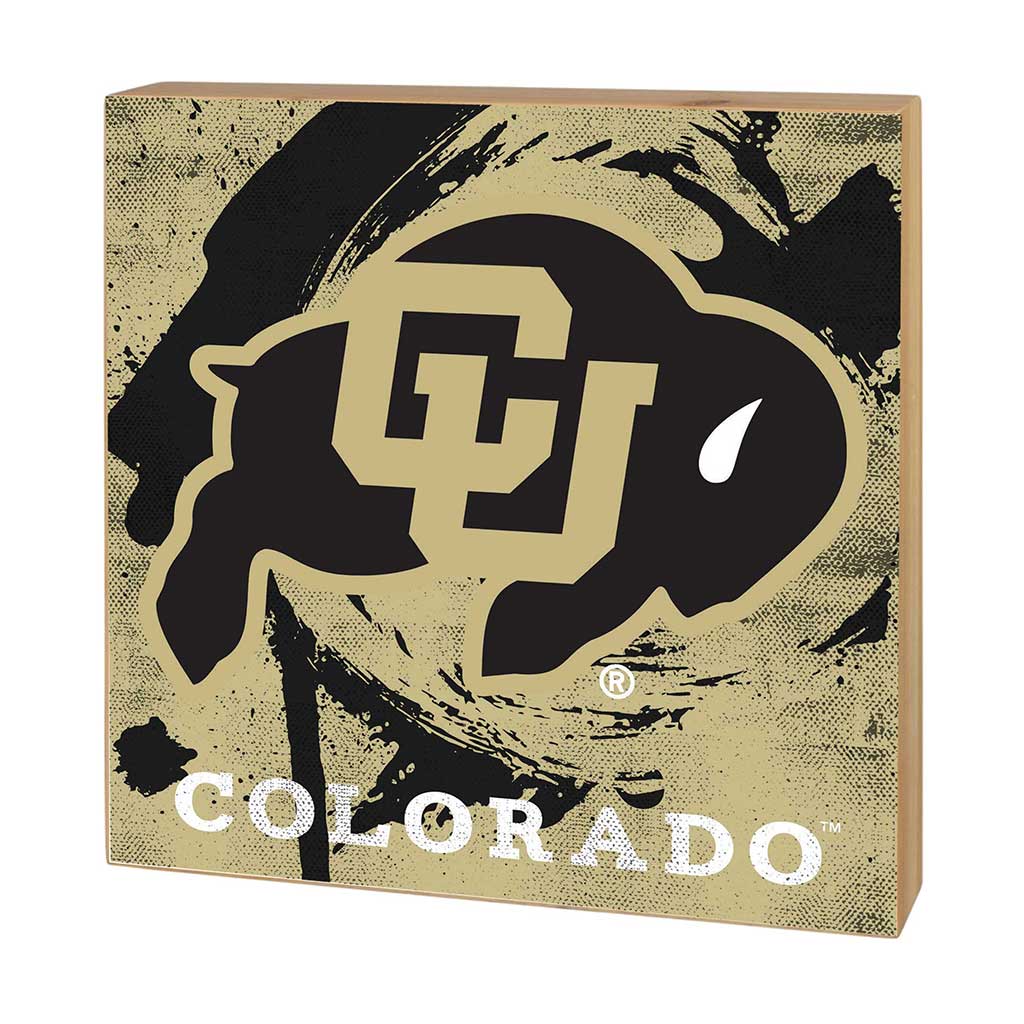 5x5 Block Color Splash Colorado (Boulder) Buffaloes