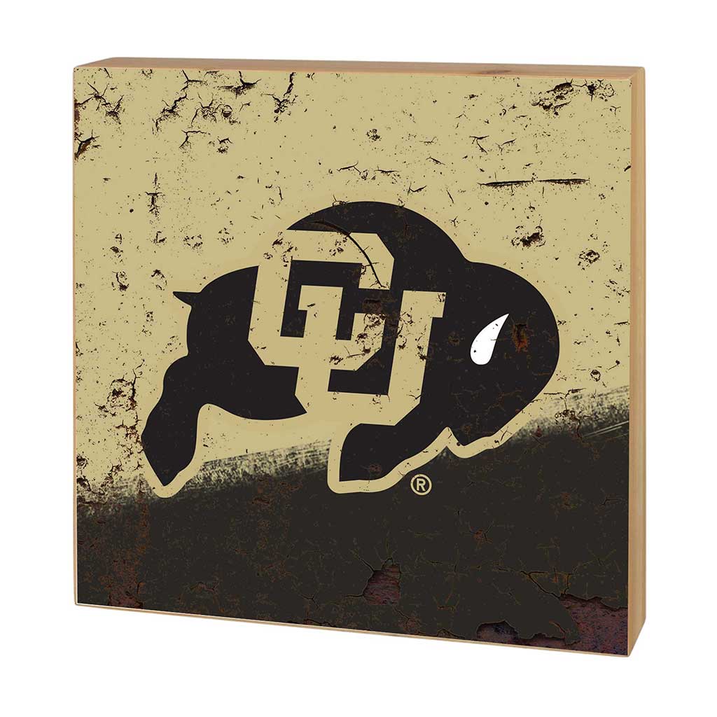5x5 Block Retro Team Crackle Colorado (Boulder) Buffaloes