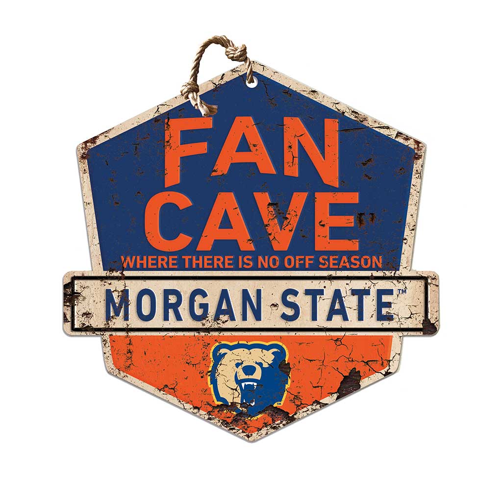 Rustic Badge Fan Cave Sign Morgan State Bears