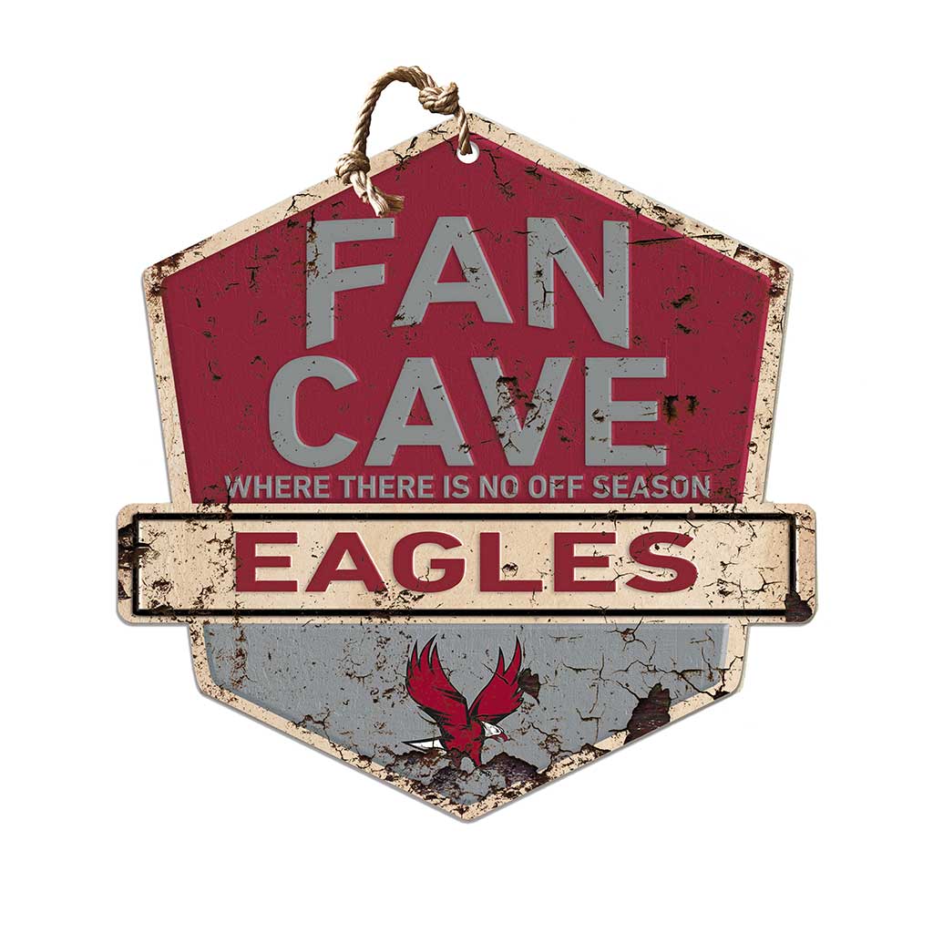 Rustic Badge Fan Cave Sign North Carolina Central Eagles