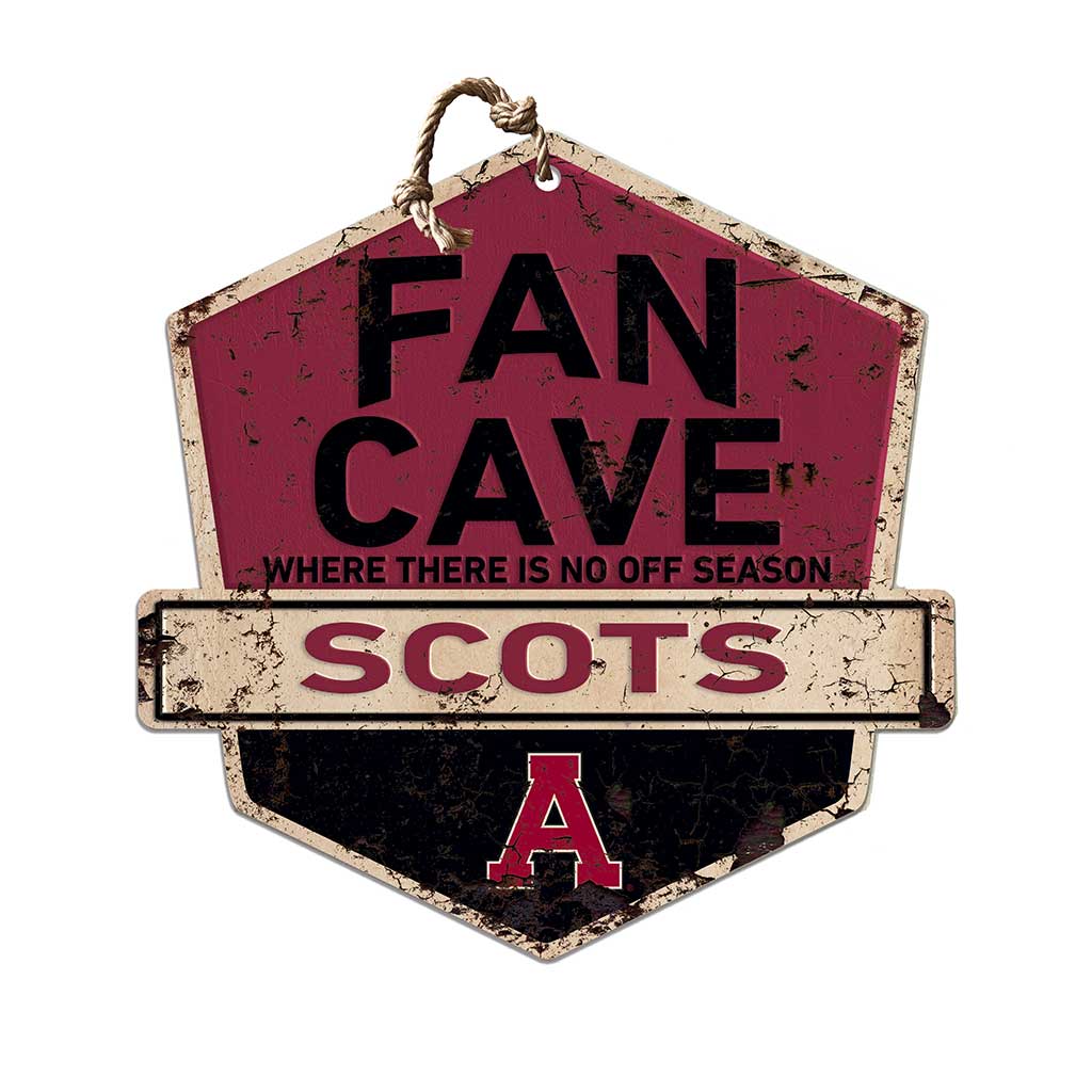 Rustic Badge Fan Cave Sign Alma College