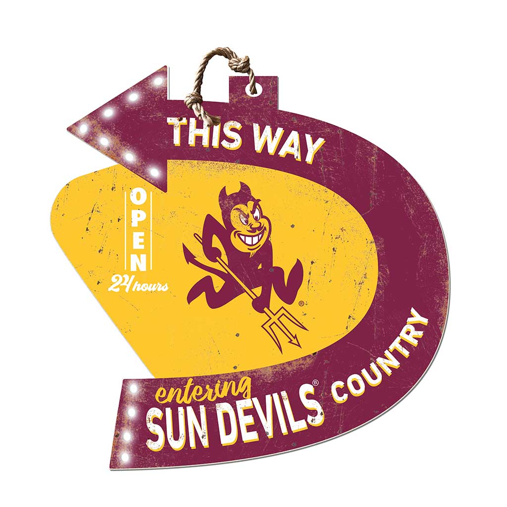Arrow Sign This Way Arizona State Sun Devils