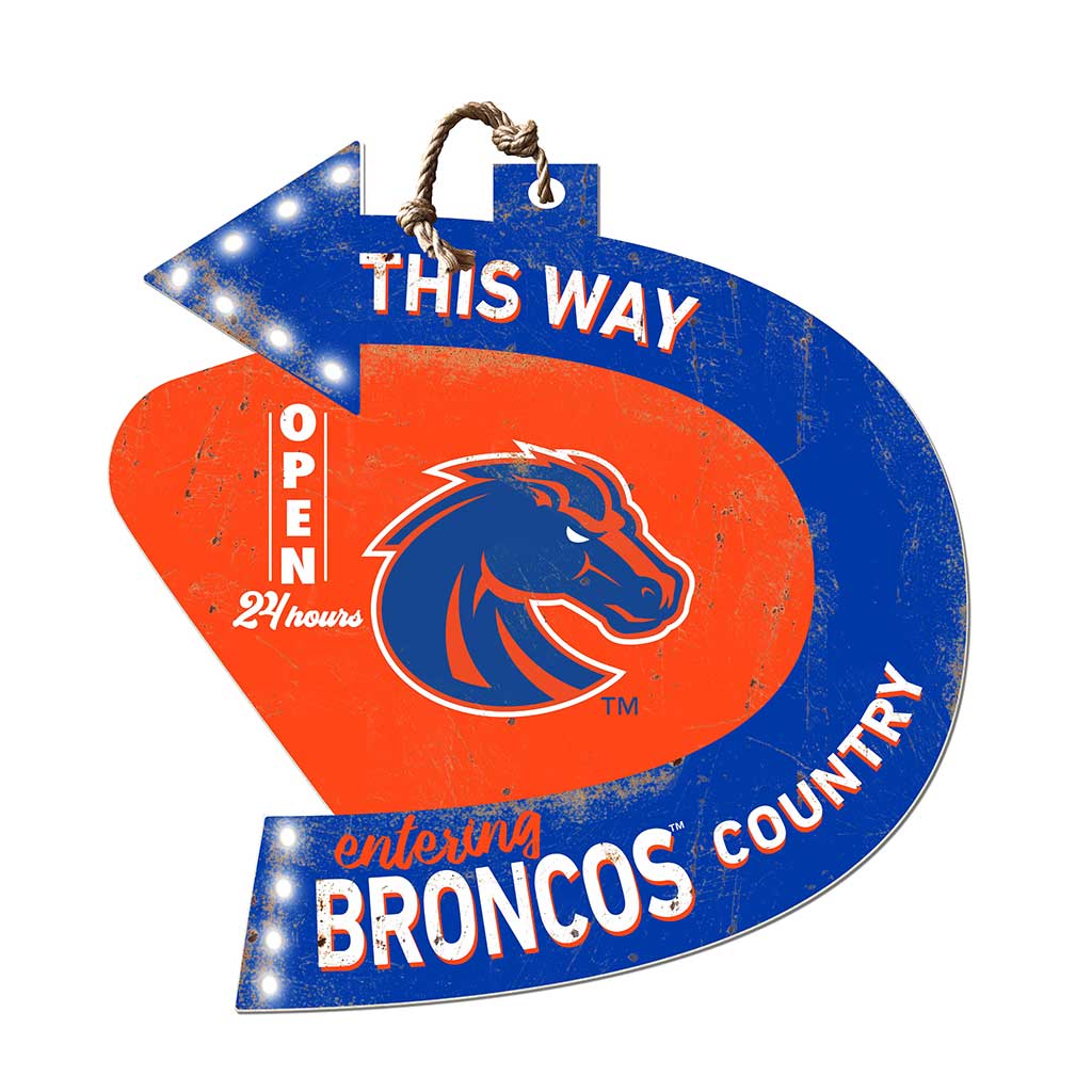 Arrow Sign This Way Boise State Broncos
