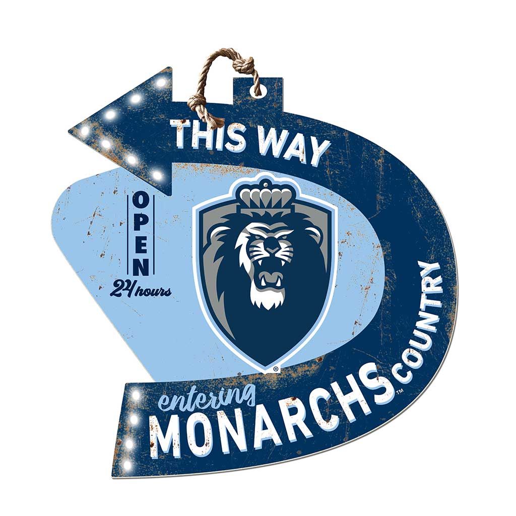 Arrow Sign This Way Old Dominion Monarchs