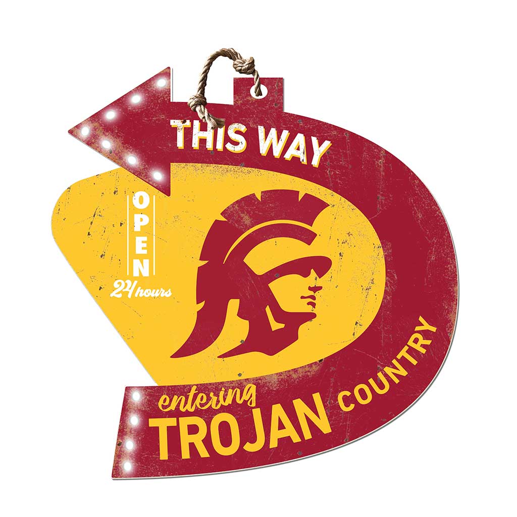 Arrow Sign This Way Southern California Trojans