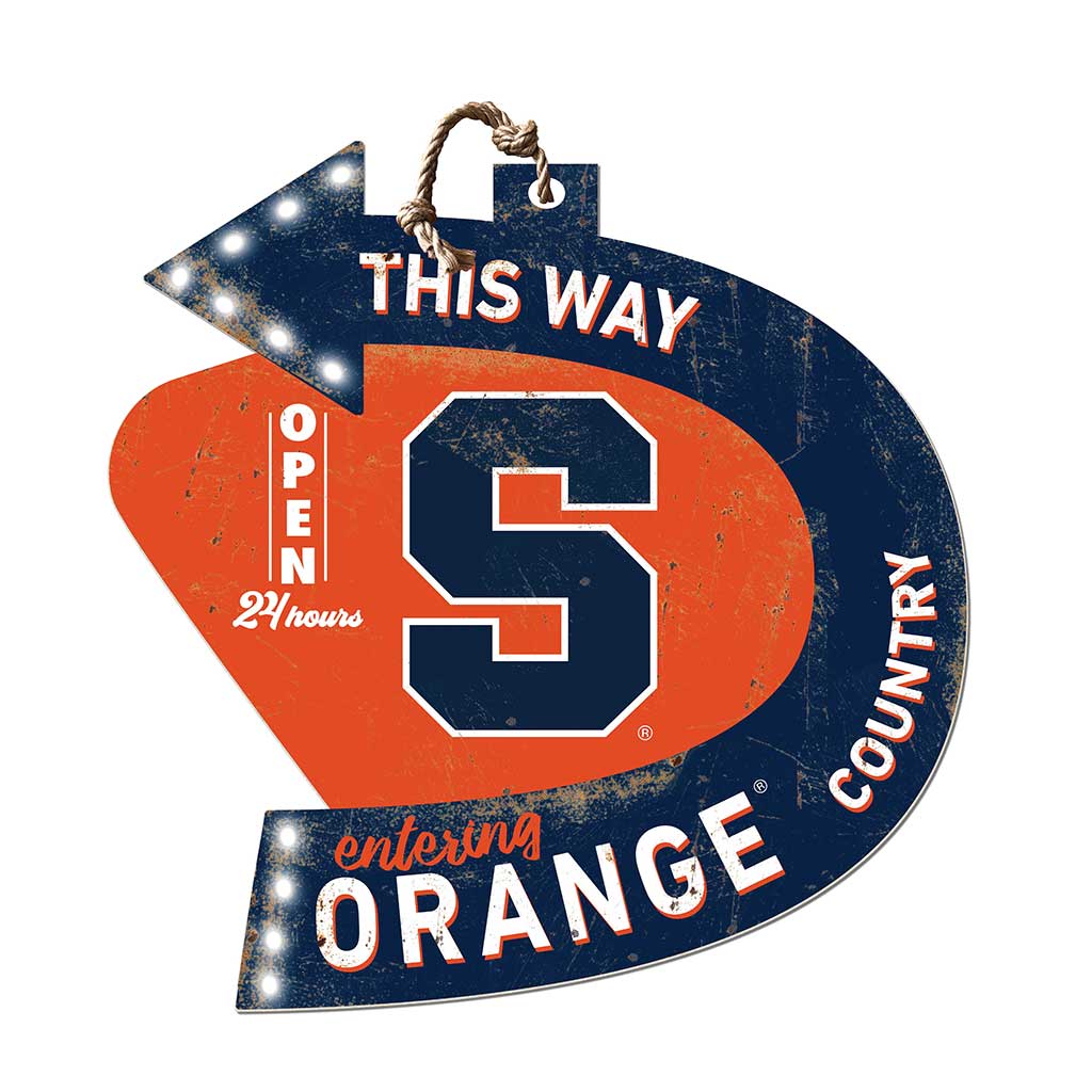 Arrow Sign This Way Syracuse Orange