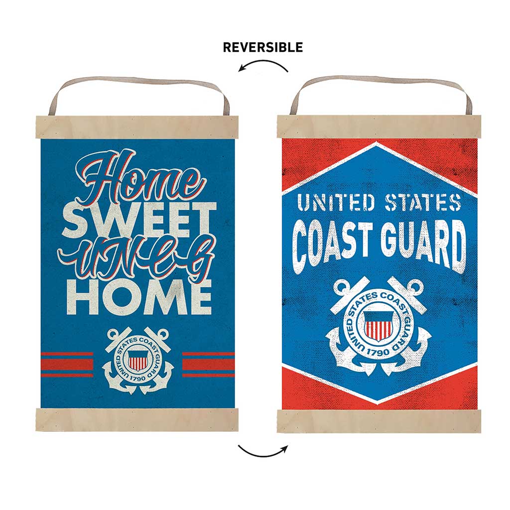 Reversible Banner Signs Home Sweet Home Coast Guard