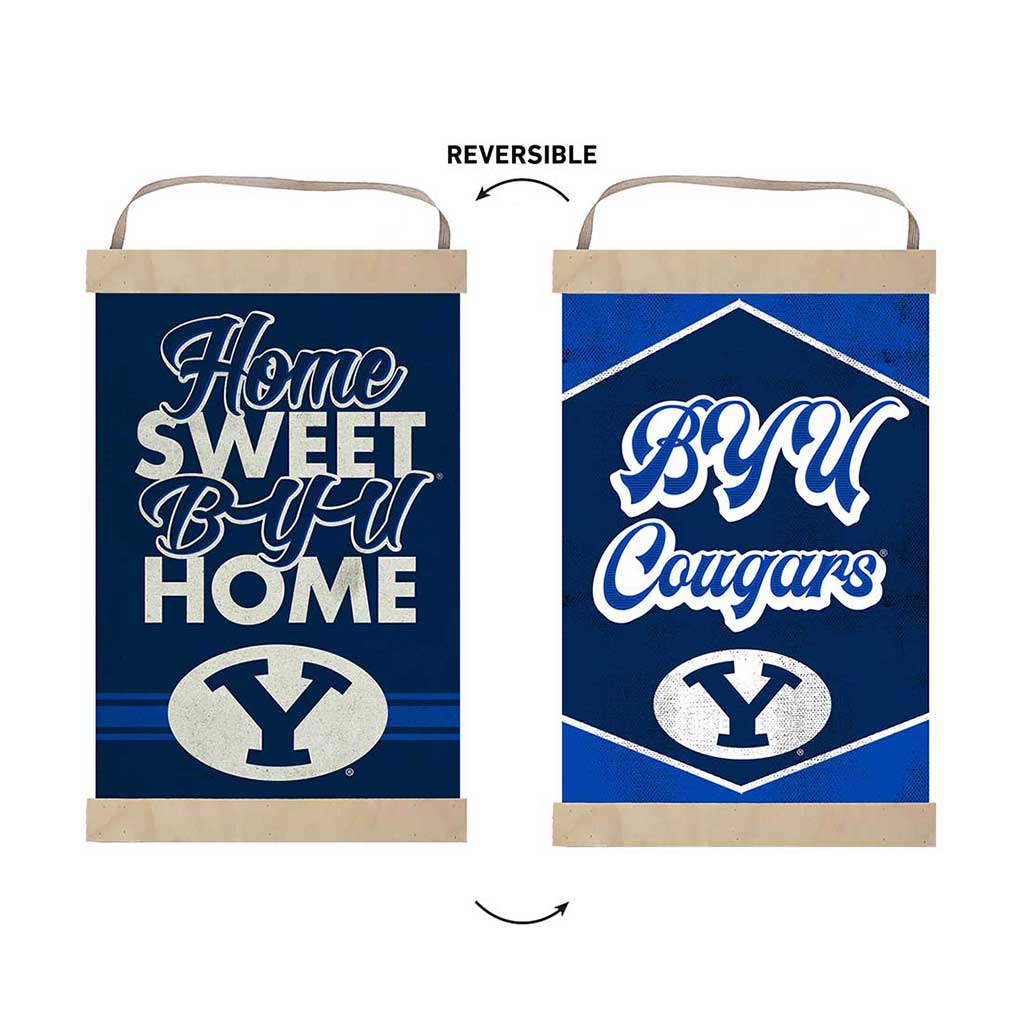 Reversible Banner Signs Home Sweet Home Brigham Young Cougars