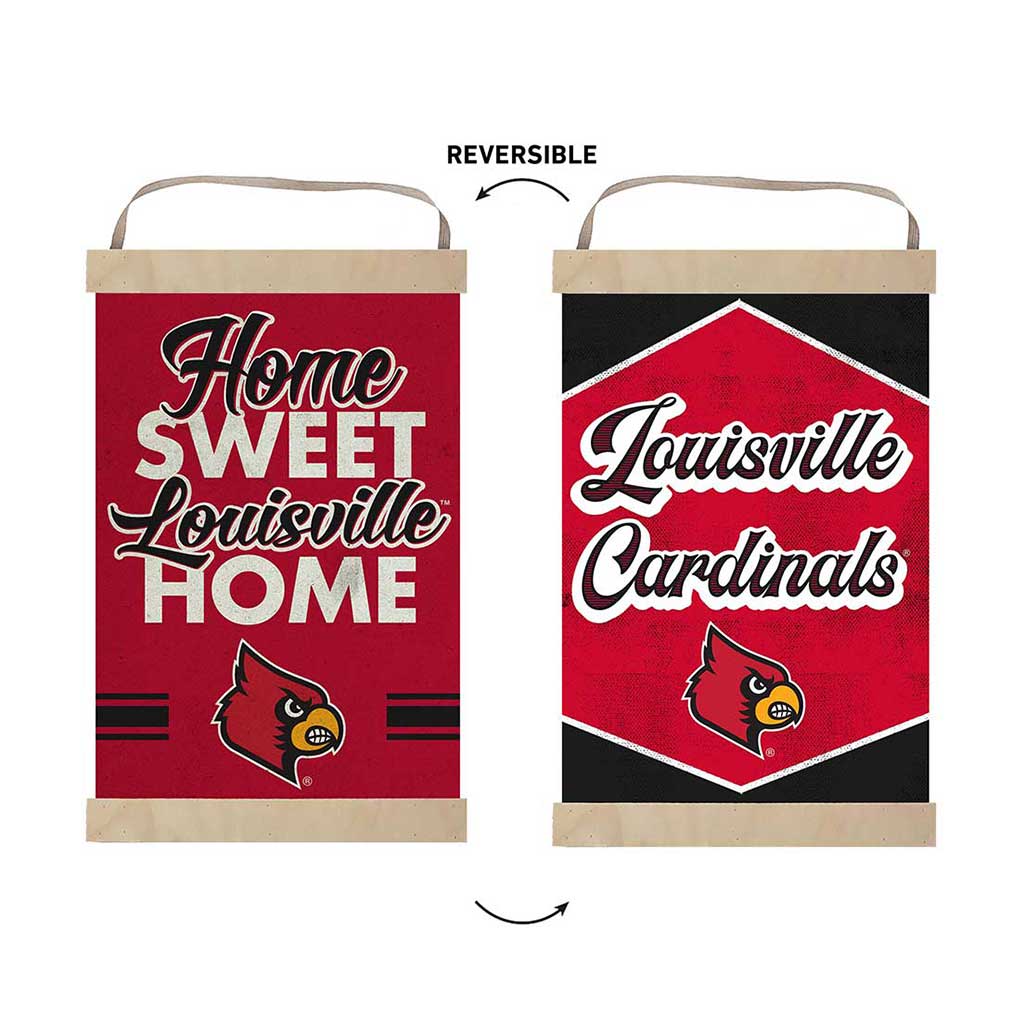 Reversible Banner Signs Home Sweet Home Louisville Cardinals