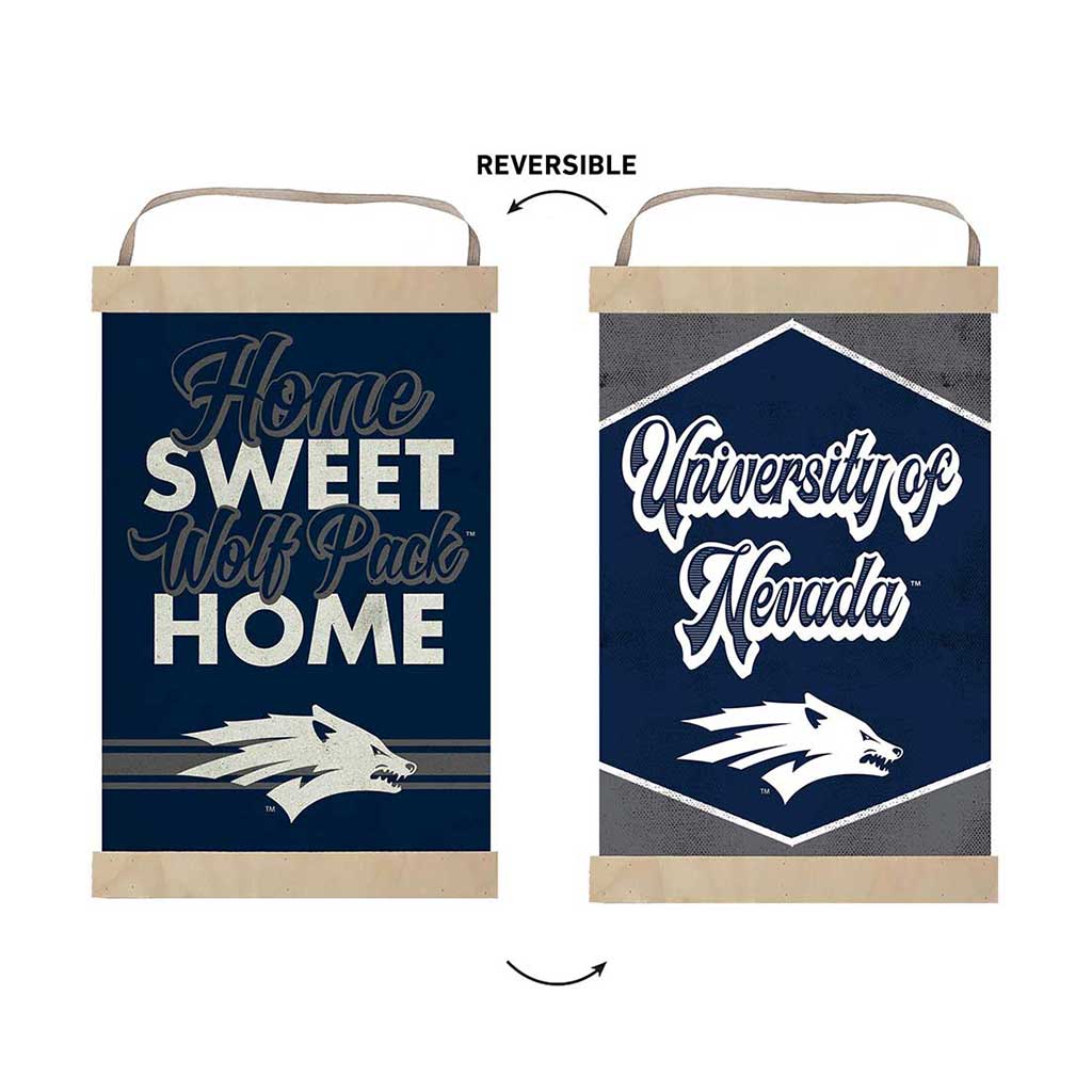 Reversible Banner Signs Home Sweet Home Nevada Wolf Pack