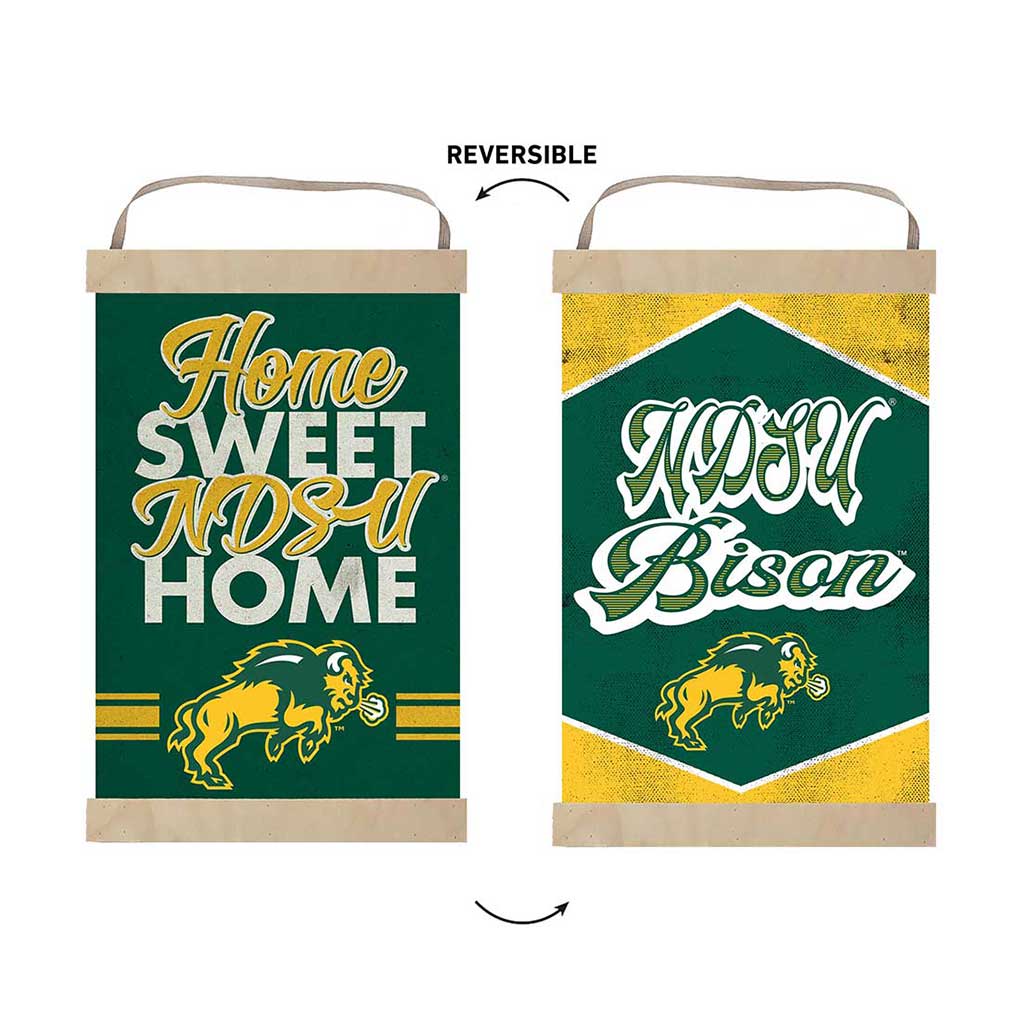 Reversible Banner Signs Home Sweet Home North Dakota State Bison