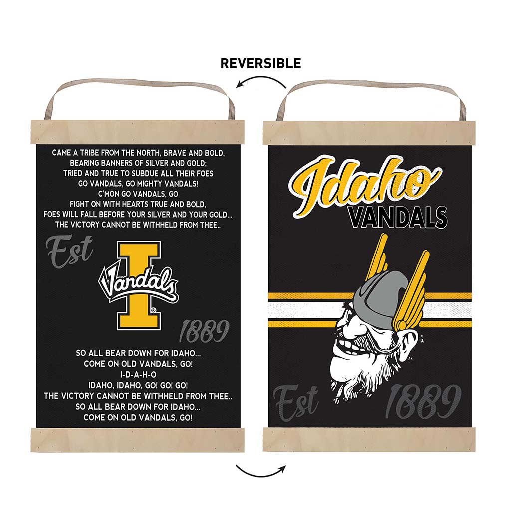 Reversible Banner Sign Fight Song Idaho Vandals