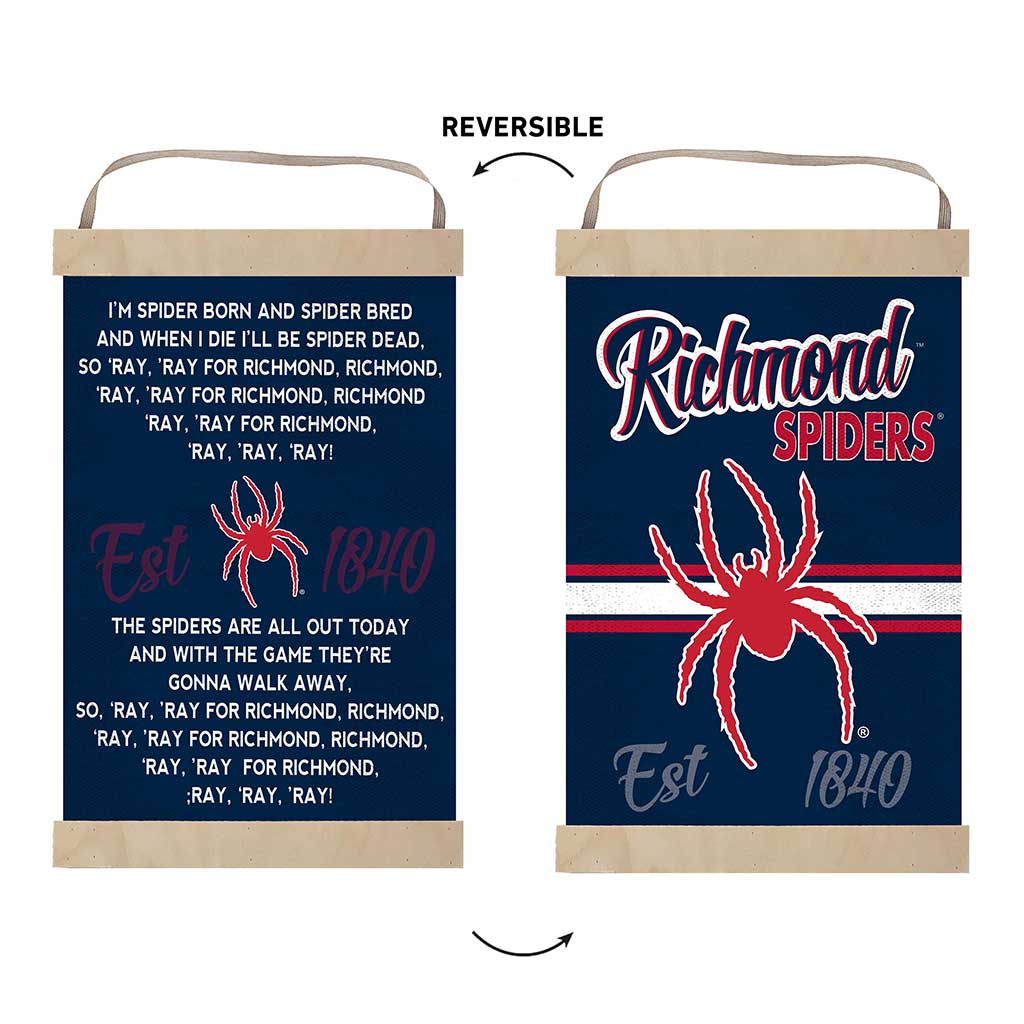 Reversible Banner Sign Fight Song Richmond Spiders