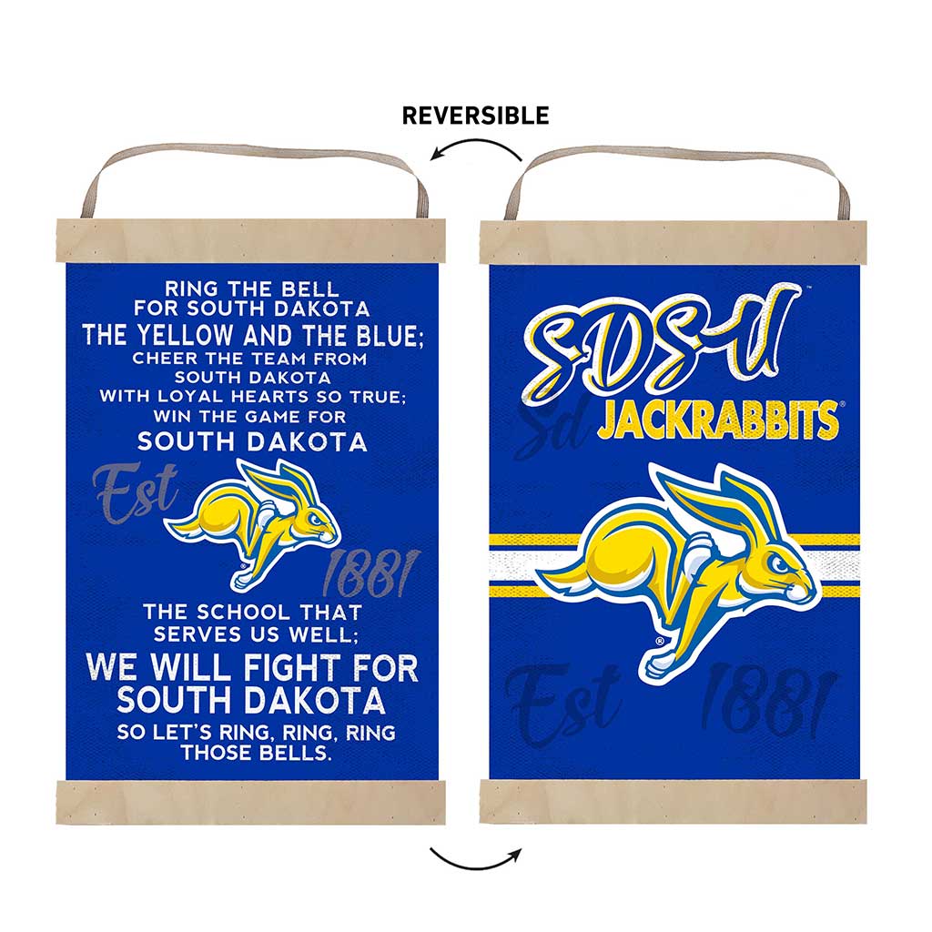 Reversible Banner Sign Fight Song South Dakota State University Jackrabbits