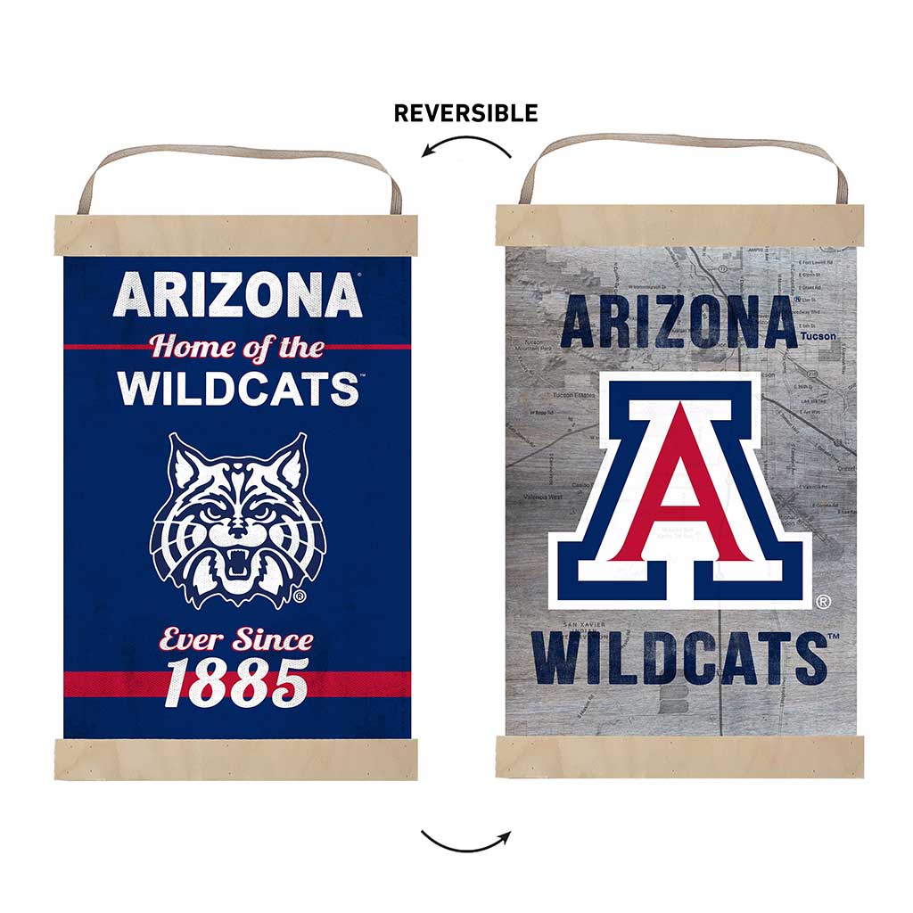 Reversible Banner Sign Home of the Arizona Wildcats
