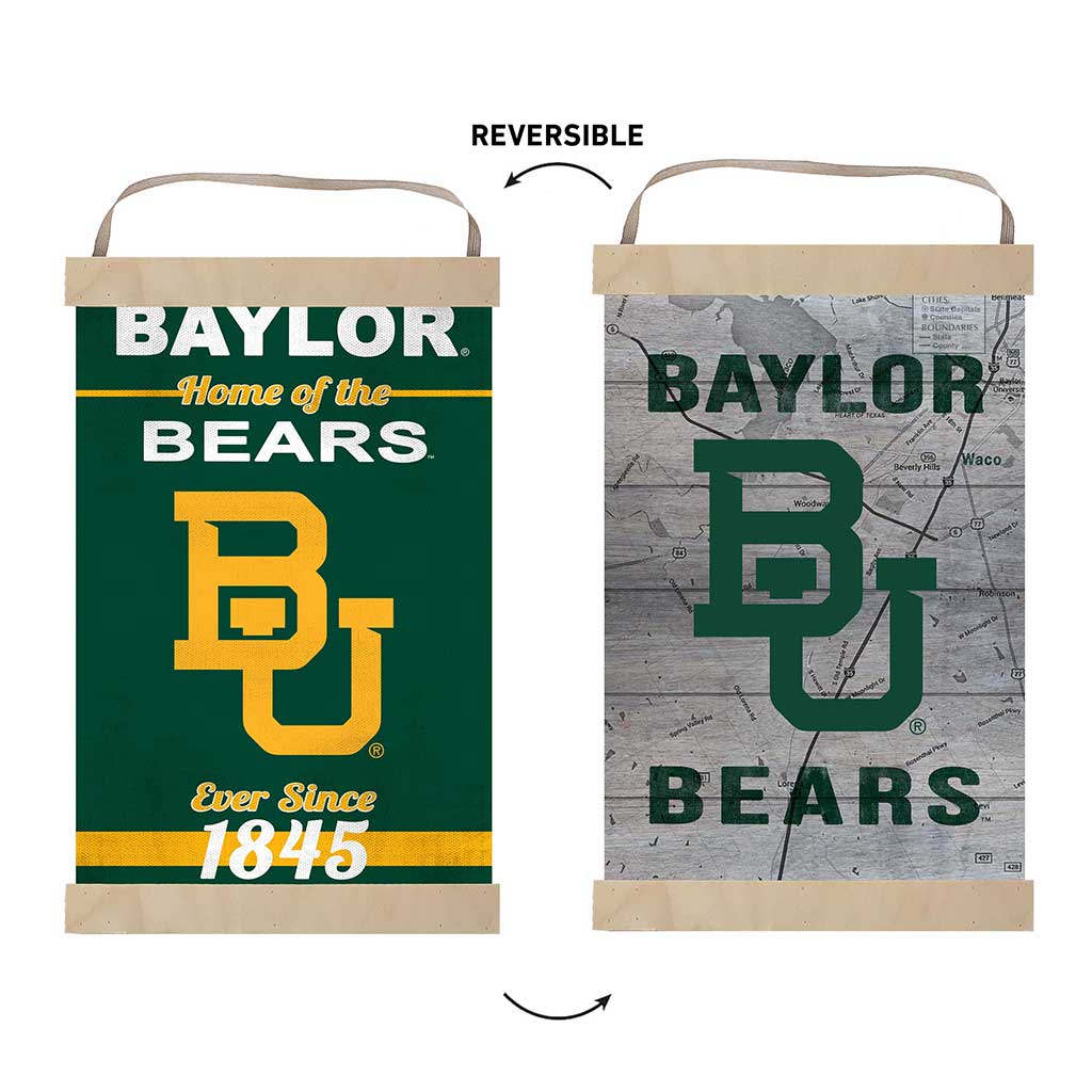 Reversible Banner Sign Home of the Baylor Bears