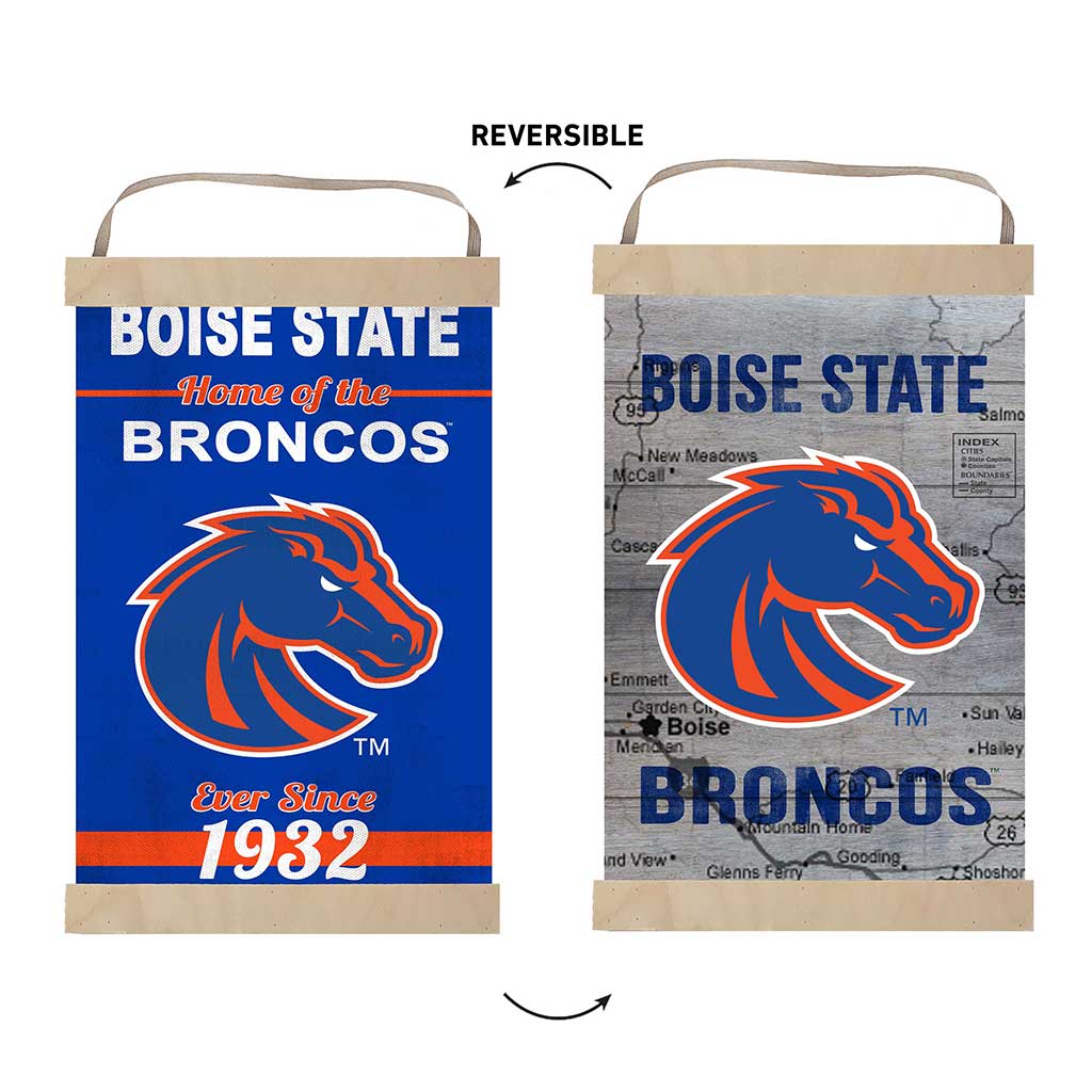 Reversible Banner Sign Home of the Boise State Broncos