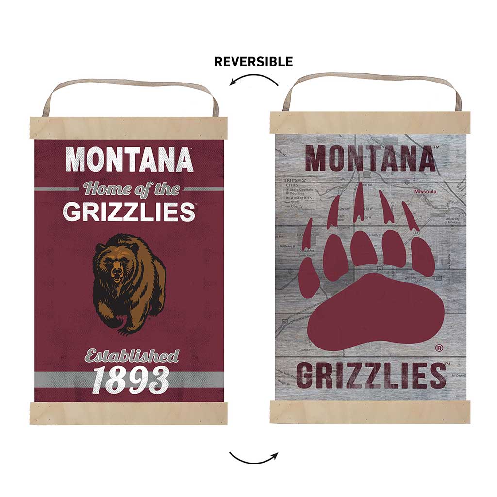 Reversible Banner Sign Home of the Montana Grizzlies