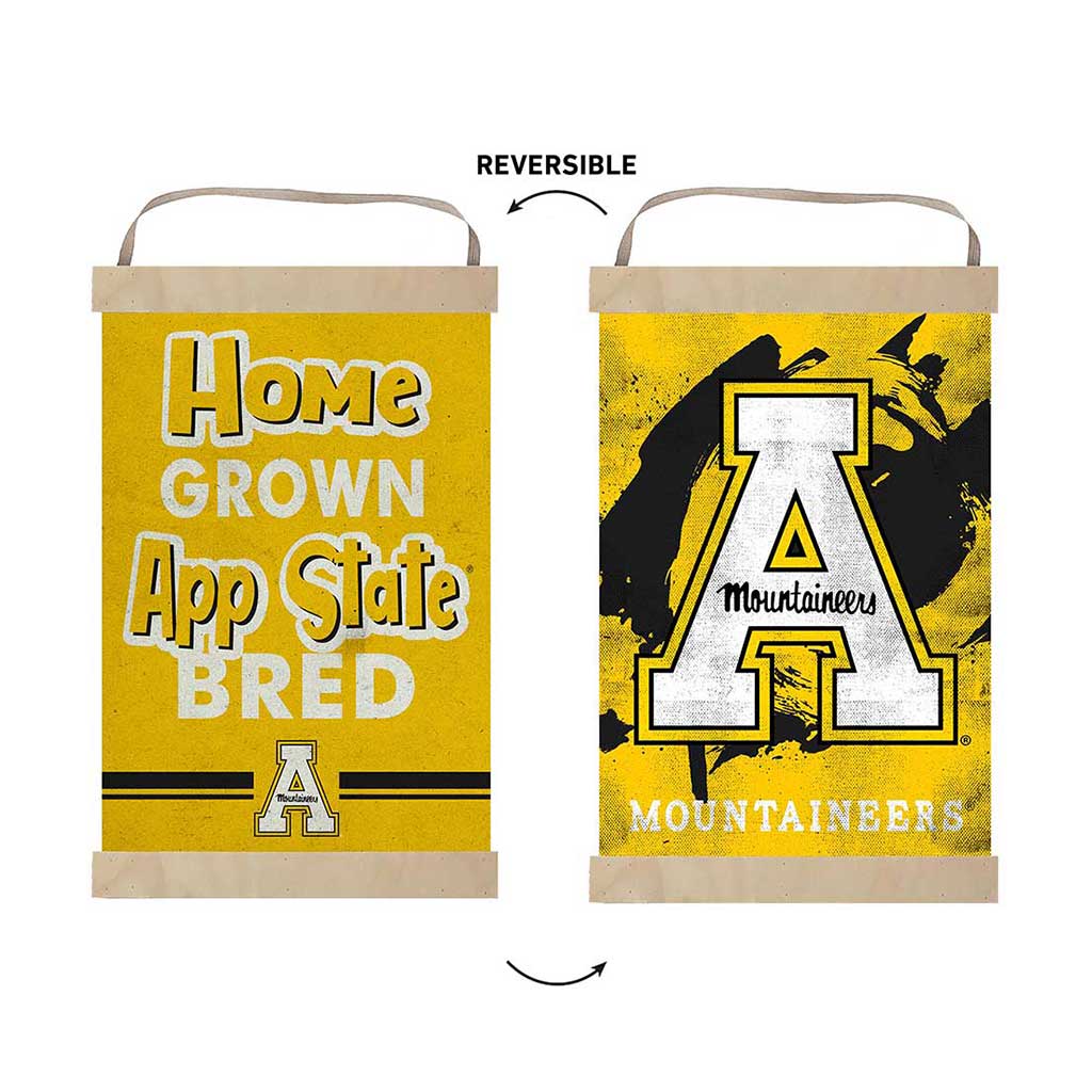 Reversible Banner Sign Home Grown Appalachian State Mountaineers