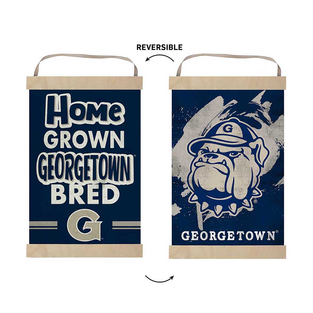 Reversible Banner Sign Home Grown Georgetown Hoyas