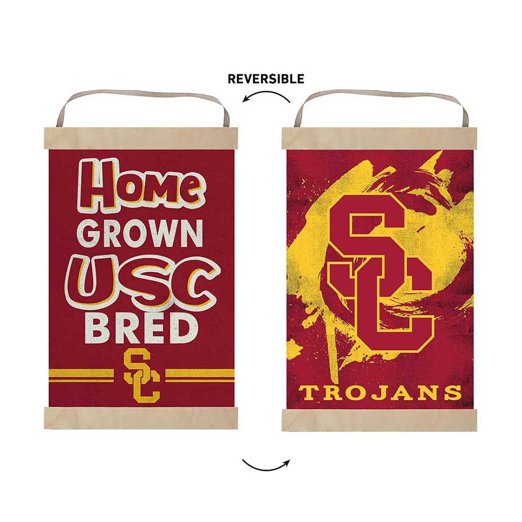 Reversible Banner Sign Home Grown Southern California Trojans