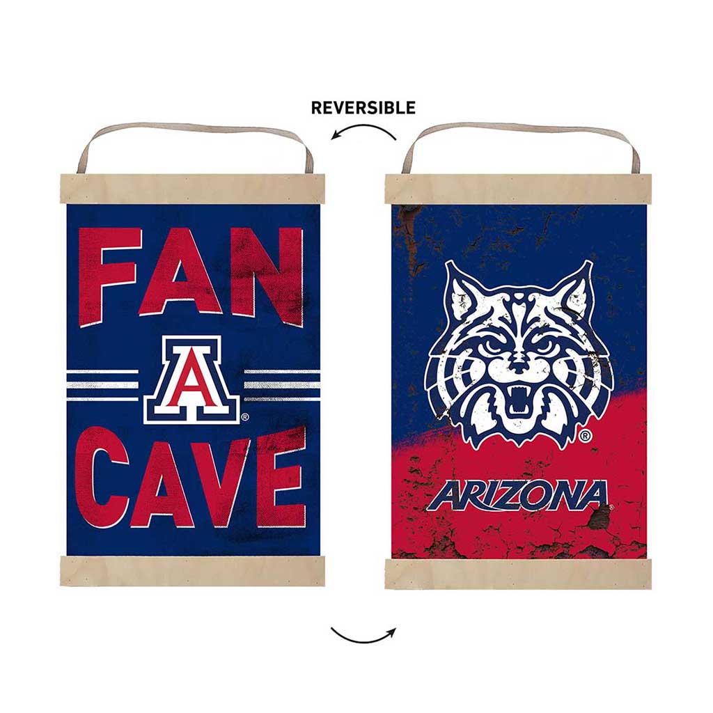 Reversible Banner Sign Fan Cave Arizona Wildcats
