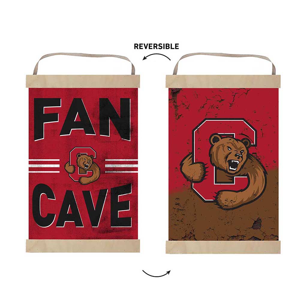 Reversible Banner Sign Fan Cave Cornell Big Red