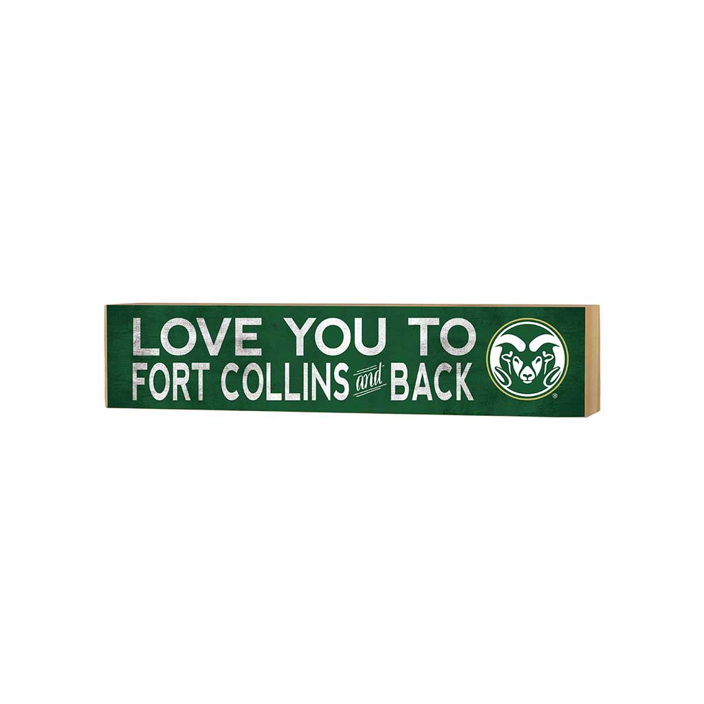 3x13 Block Love you to Colorado State-Ft. Collins Rams