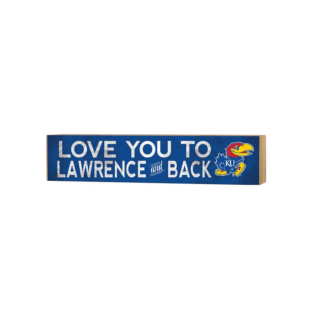 3x13 Block Love you to Kansas Jayhawks