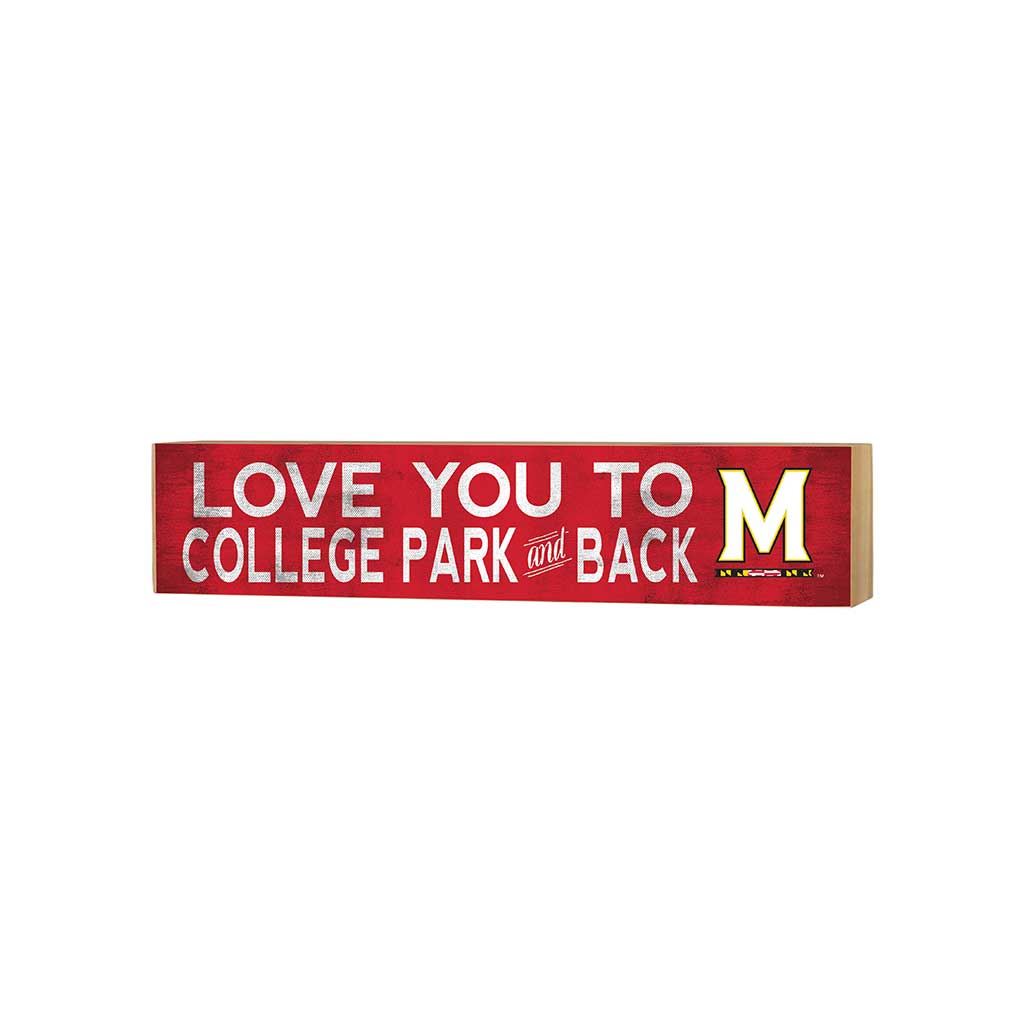 3x13 Block Love you to Maryland Terrapins