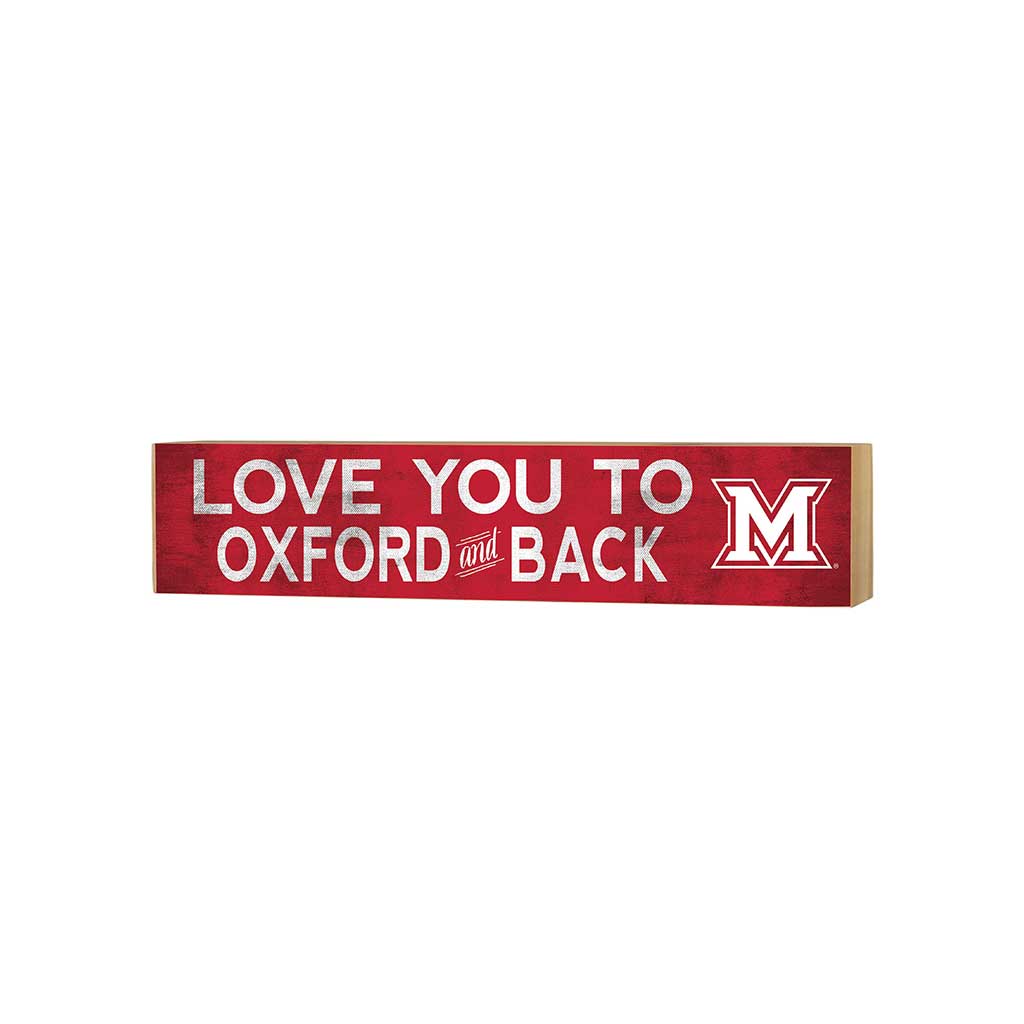 3x13 Block Love you to Miami of Ohio Redhawks