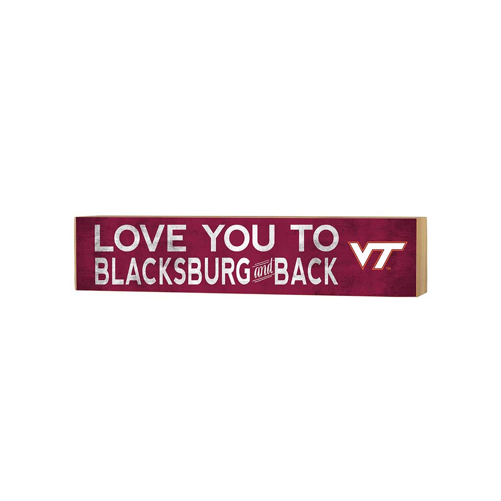 3x13 Block Love you to Virginia Tech Hokies