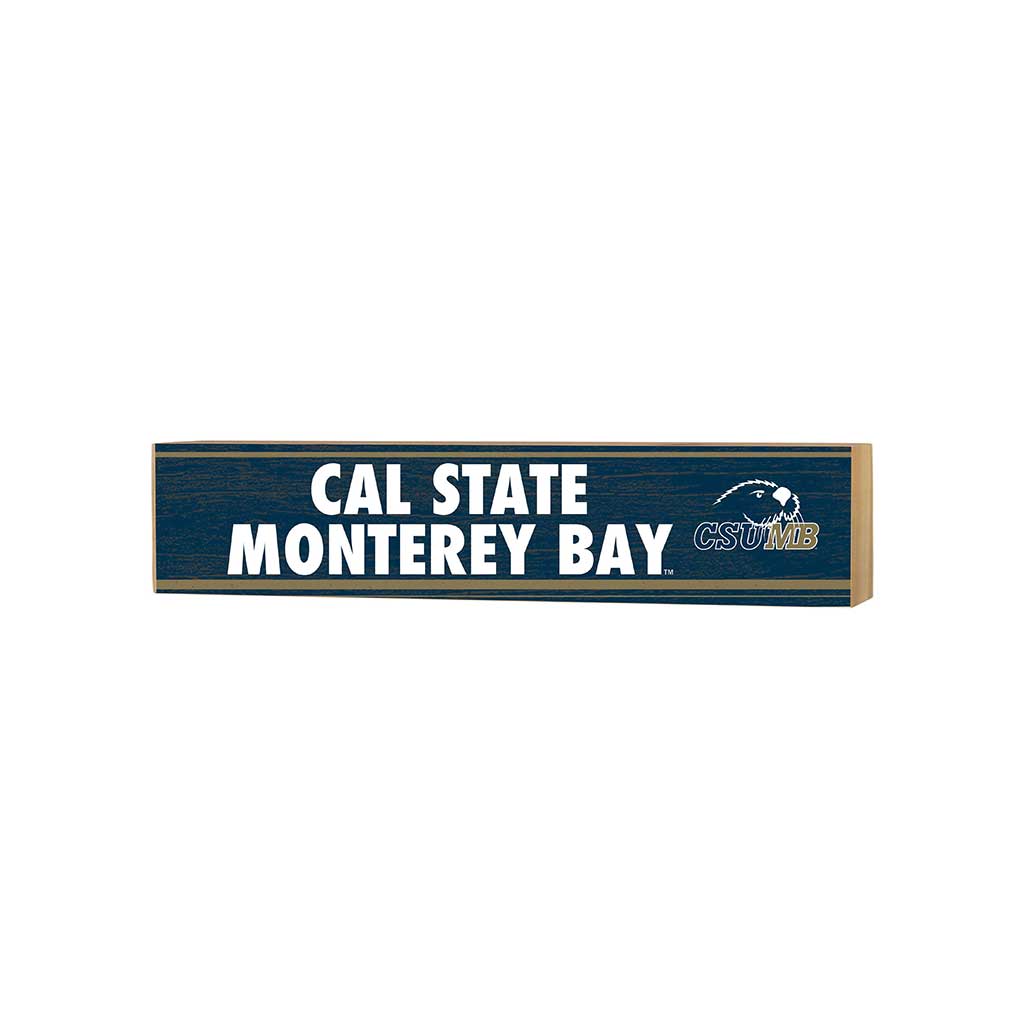 3x13 Block Team Spirit California State Monterey Otters
