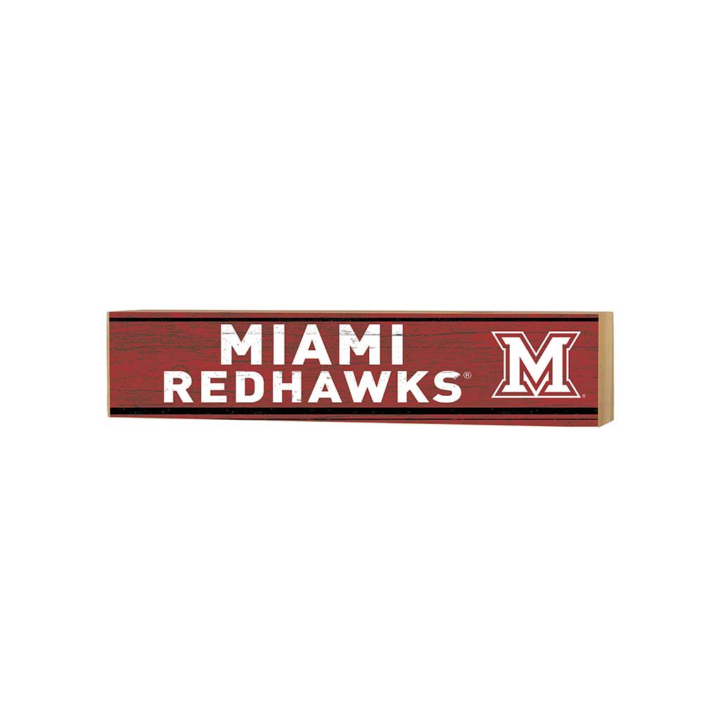 3x13 Block Team Spirit Miami of Ohio Redhawks