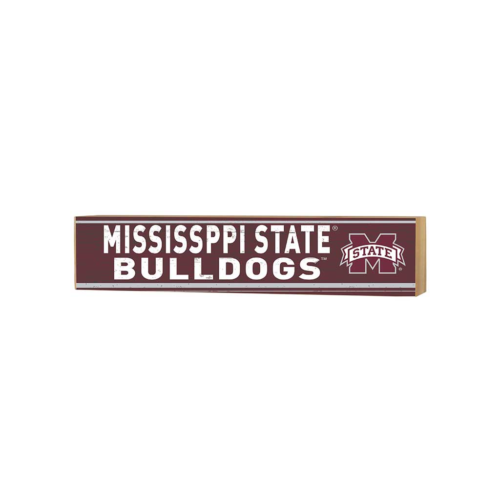 3x13 Block Team Spirit Mississippi State Bulldogs