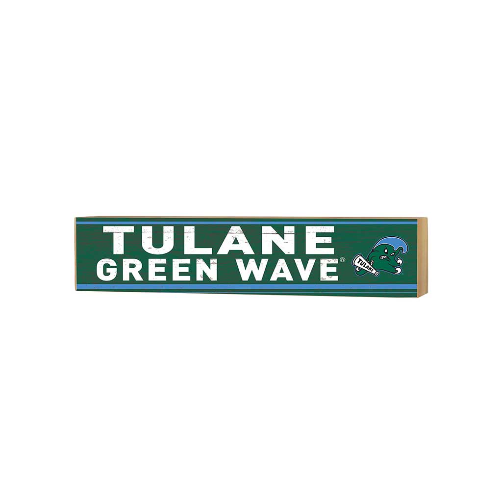 3x13 Block Team Spirit Tulane Green Wave