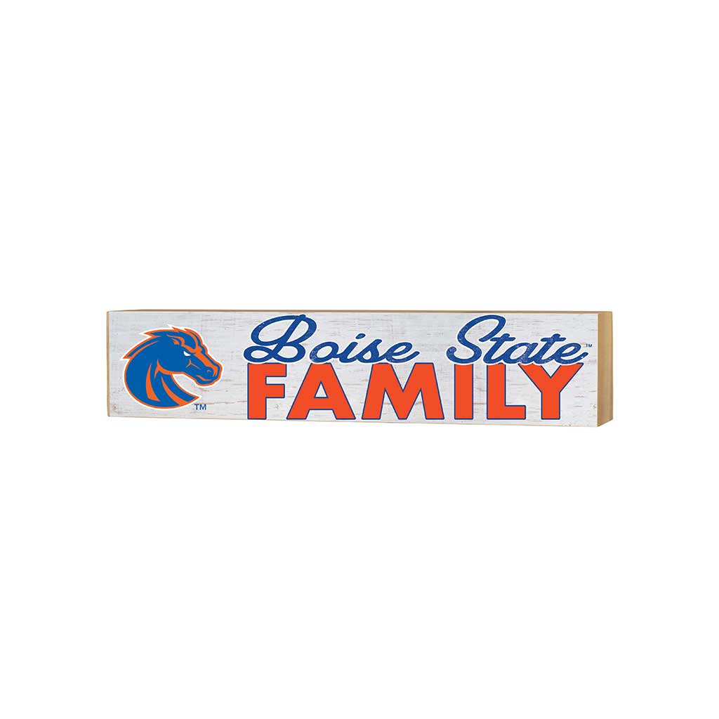3x13 Block Weathered Team Family Block Boise State Broncos